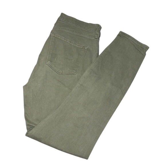 J Crew Ankle Skinny Jeans Women's 27 Sage Green Stretch Pants E6687 Mid Rise - Picture 10 of 10